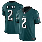 Men & Women & Youth Philadelphia Eagles #2 Jahan Dotson Green 2025 New F.U.S.E. Vapor Untouchable Limited Stitched Jersey,baseball caps,new era cap wholesale,wholesale hats